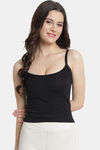 Bleeding Heart Cotton Camisole (Pack of 2) - Pink Black — thumbnail 5